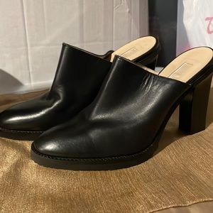 Michael Kors Black Leather Mule 8